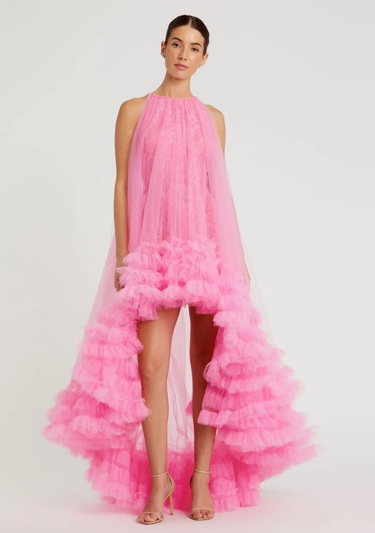 Summer Dressing and Accessories, Easy Beachwear to Glamorous Evening Looks: Top Trends 28 SD 25 MC pk tule high low.jpg