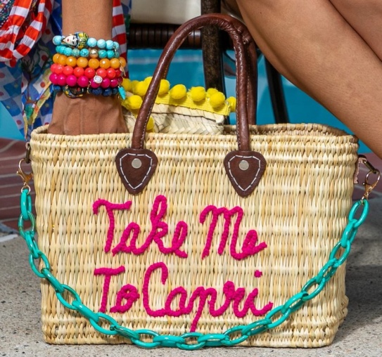 Summer Dressing and Accessories, Easy Beachwear to Glamorous Evening Looks: Top Trends 13 SD 25 OR take me to Capri starw bag.jpg