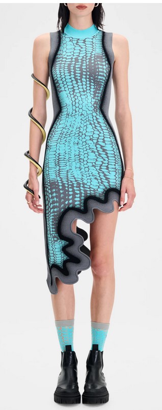 Summer Dressing and Accessories, Easy Beachwear to Glamorous Evening Looks: Top Trends 46 SD 25 PH wavy hem dress available at NM.jpg