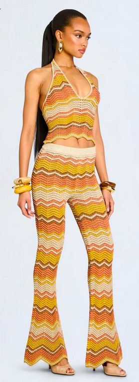 Summer Dressing and Accessories, Easy Beachwear to Glamorous Evening Looks: Top Trends 7 SD 25 RE crochet pants set cropped.jpg